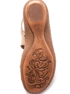 Sale Sandales ultra souples en cuir Femme Sandales