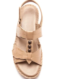 Sale Sandales ultra souples en cuir Femme Sandales