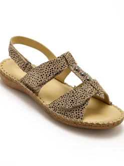Discount Sandales ultra souples en cuir Femme Sandales