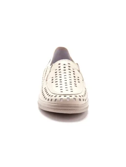 Sans-gêne en cuir perforés Femme Mocassins, Sans-Gênes