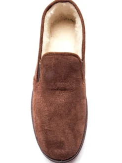 Best Sans-gêne mixtes cuir grande largeur Homme Chaussons|Chaussures Homme