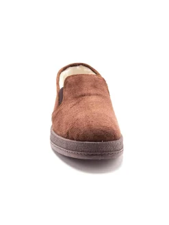 Best Sans-gêne mixtes cuir grande largeur Homme Chaussons|Chaussures Homme