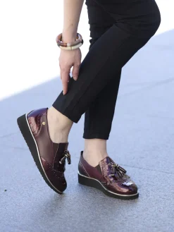 Outlet Sans-gêne patte frangée à aérosemelle® Femme Mocassins, Sans-Gênes