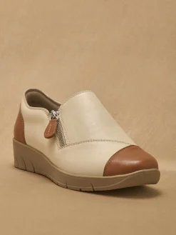 Sans-gêne zippés et élastiqués Femme Mocassins, Sans-Gênes
