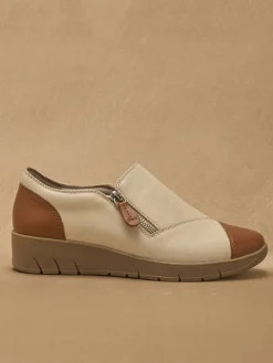 Sans-gêne zippés et élastiqués Femme Mocassins, Sans-Gênes