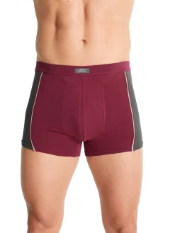 Shorties coton stretch, lot de 4 Homme Boxer, Caleçon