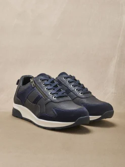 Hot Sneakers avec zip et lacets Homme Derbies, Baskets|Chaussures Homme