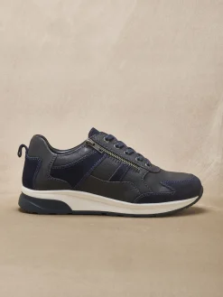 Hot Sneakers avec zip et lacets Homme Derbies, Baskets|Chaussures Homme