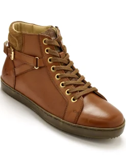 Sneakers montantes avec zip et lacets Femme Baskets, Derbies