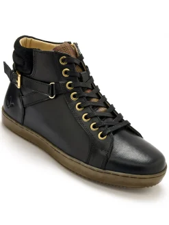 Online Sneakers montantes avec zip et lacets Femme Baskets, Derbies