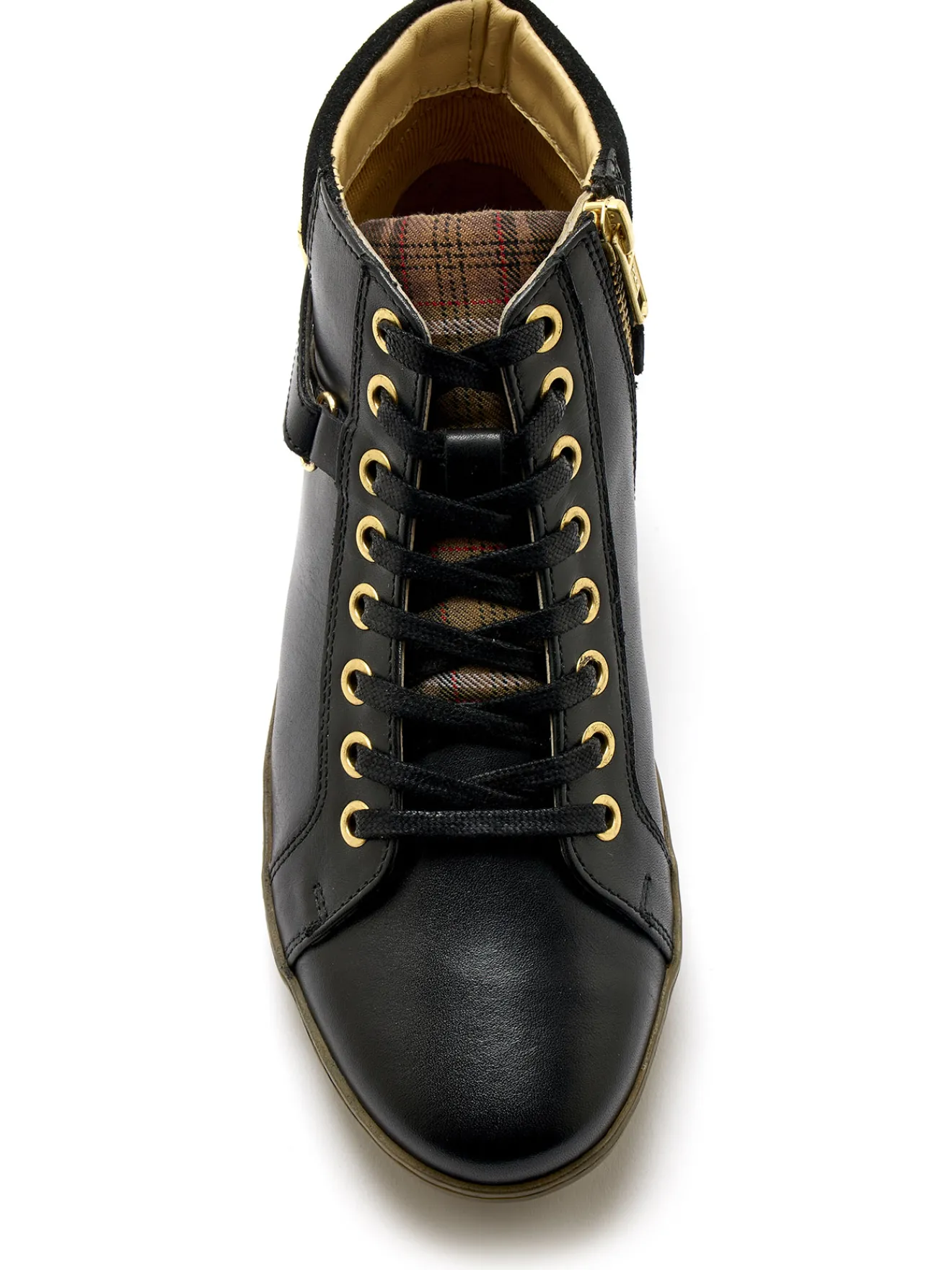 Online Sneakers montantes avec zip et lacets Femme Baskets, Derbies