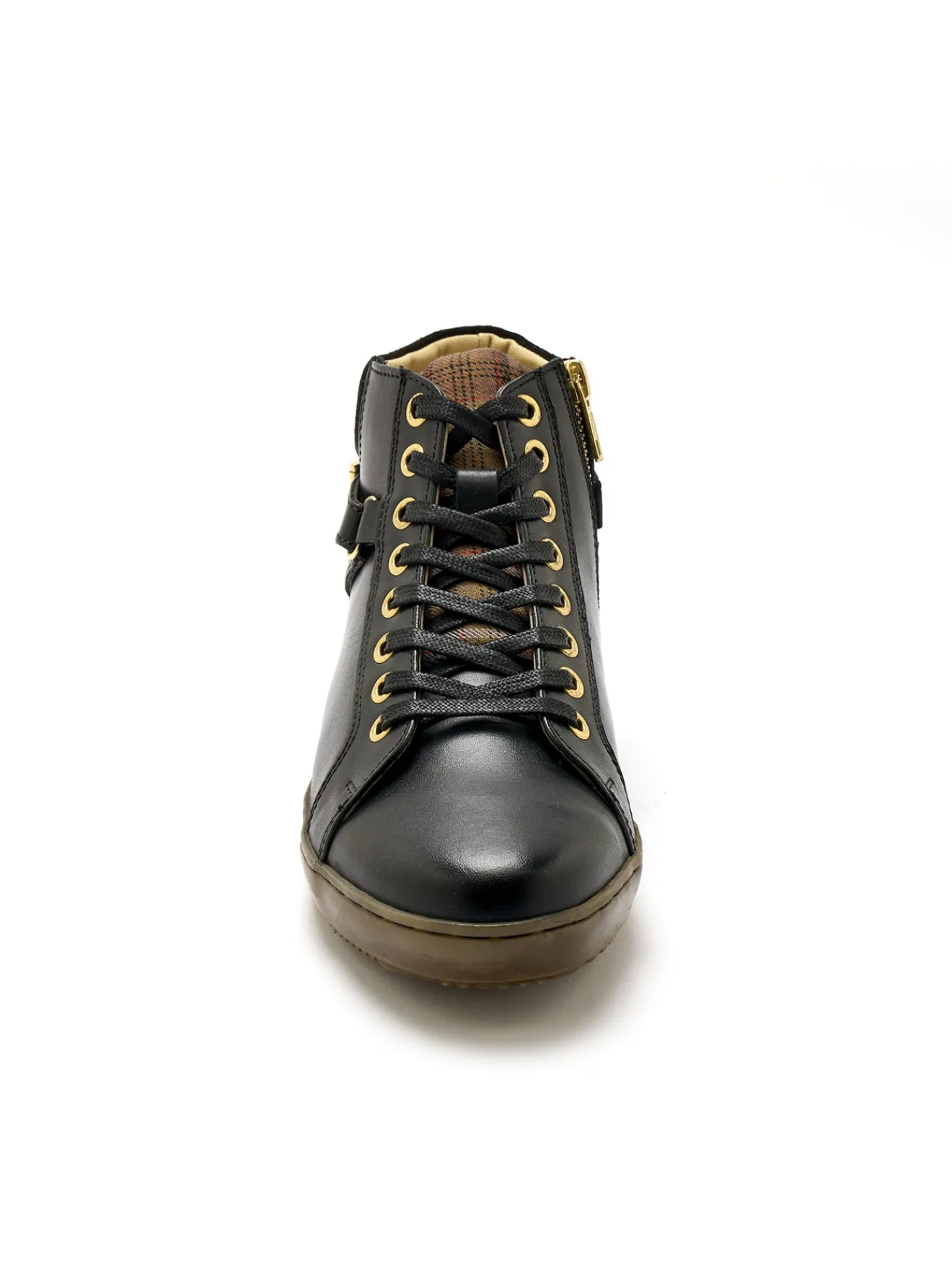 Online Sneakers montantes avec zip et lacets Femme Baskets, Derbies