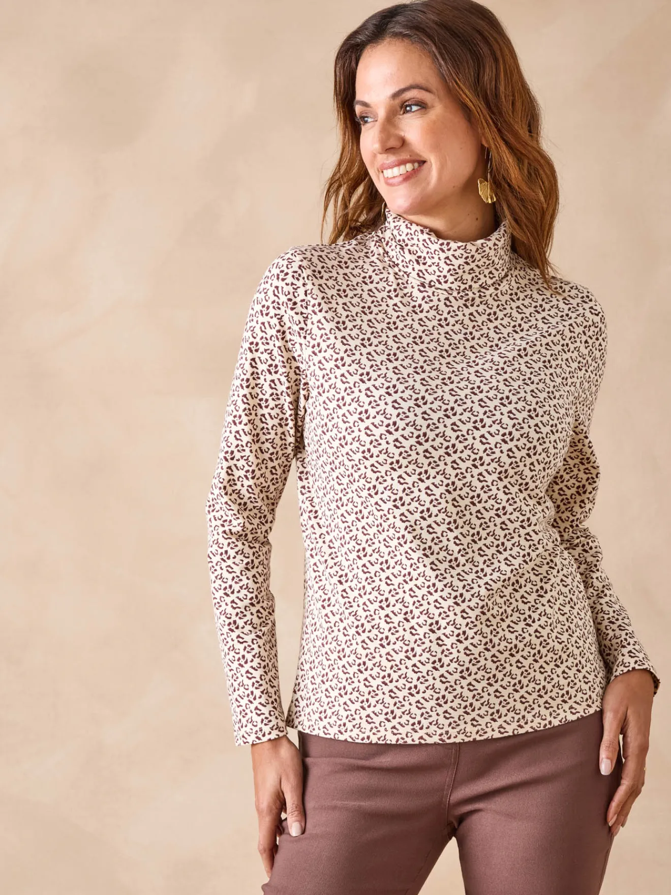 Discount Sous-pull extensible Femme Pull|T-Shirt