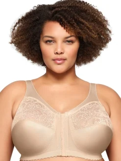Soutien-gorge agrafé devant Agrafé Devant|Sans Armatures