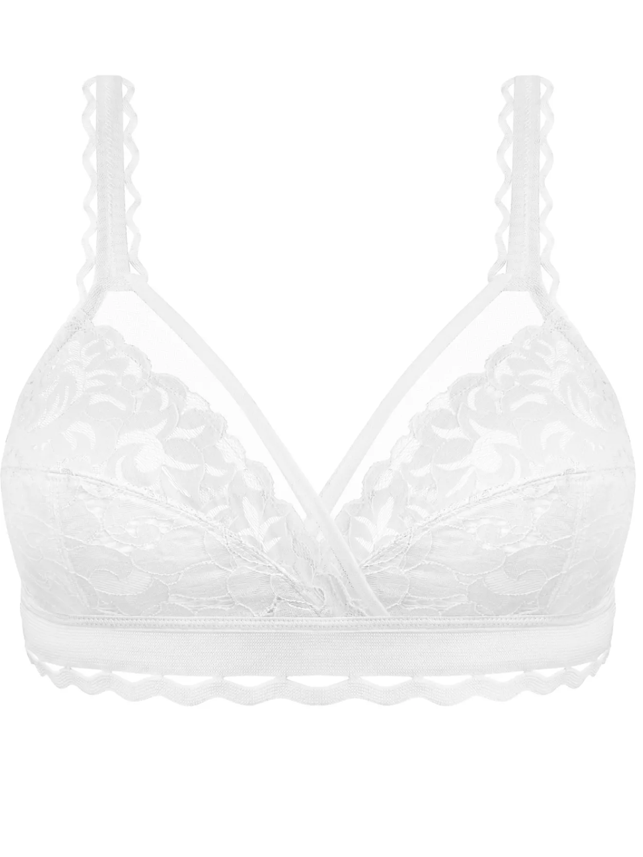 Hot Soutien-gorge Coeur Croisé féminin Sans Armatures