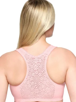 Sale Soutien-gorge Confort Parfait dos nageur Agrafé Devant|Sans Armatures