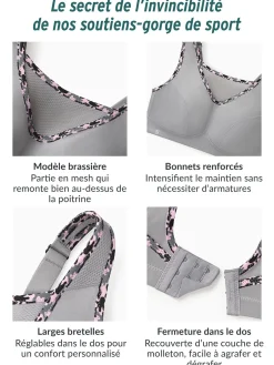 Clearance Soutien-gorge de sport Sans Armatures