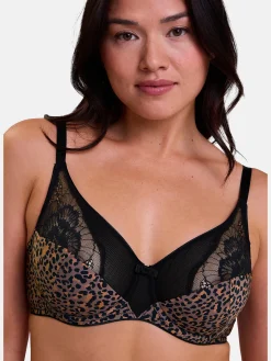 Hot Soutien-gorge plongeant à armatures Léna Avec Armatures
