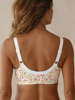 Outlet Soutien-gorge pur coton ouvert devant Agrafé Devant|Sans Armatures