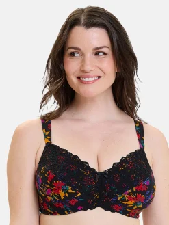 New Soutien-gorge sans armatures coton Flora Emboîtant|Sans Armatures