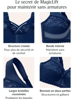 Sale Soutien-gorge sans armatures, MagicLift Sans Armatures