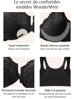 Hot Soutien-gorge WonderWire à armatures Avec Armatures