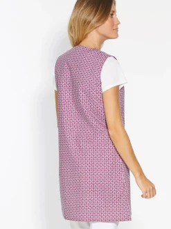 Outlet Tablier 3/4 sans manches tout boutonné Femme Tablier