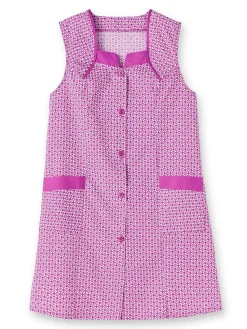 Outlet Tablier 3/4 sans manches tout boutonné Femme Tablier