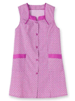 Outlet Tablier 3/4 sans manches tout boutonné Femme Tablier