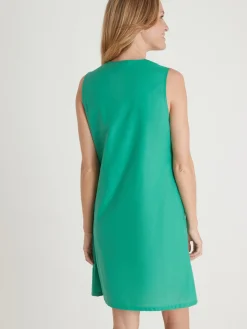 Hot Tablier 3/4 sans manches tout boutonné Femme Tablier