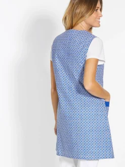 Clearance Tablier 3/4 sans manches tout boutonné Femme Tablier