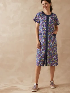 Online Tablier boutonné forme housse Femme Tablier