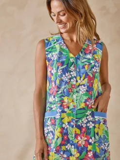 Outlet Tablier zippé sans manches Femme Tablier