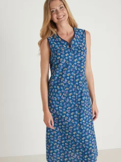 Tablier zippé sans manches Femme Tablier