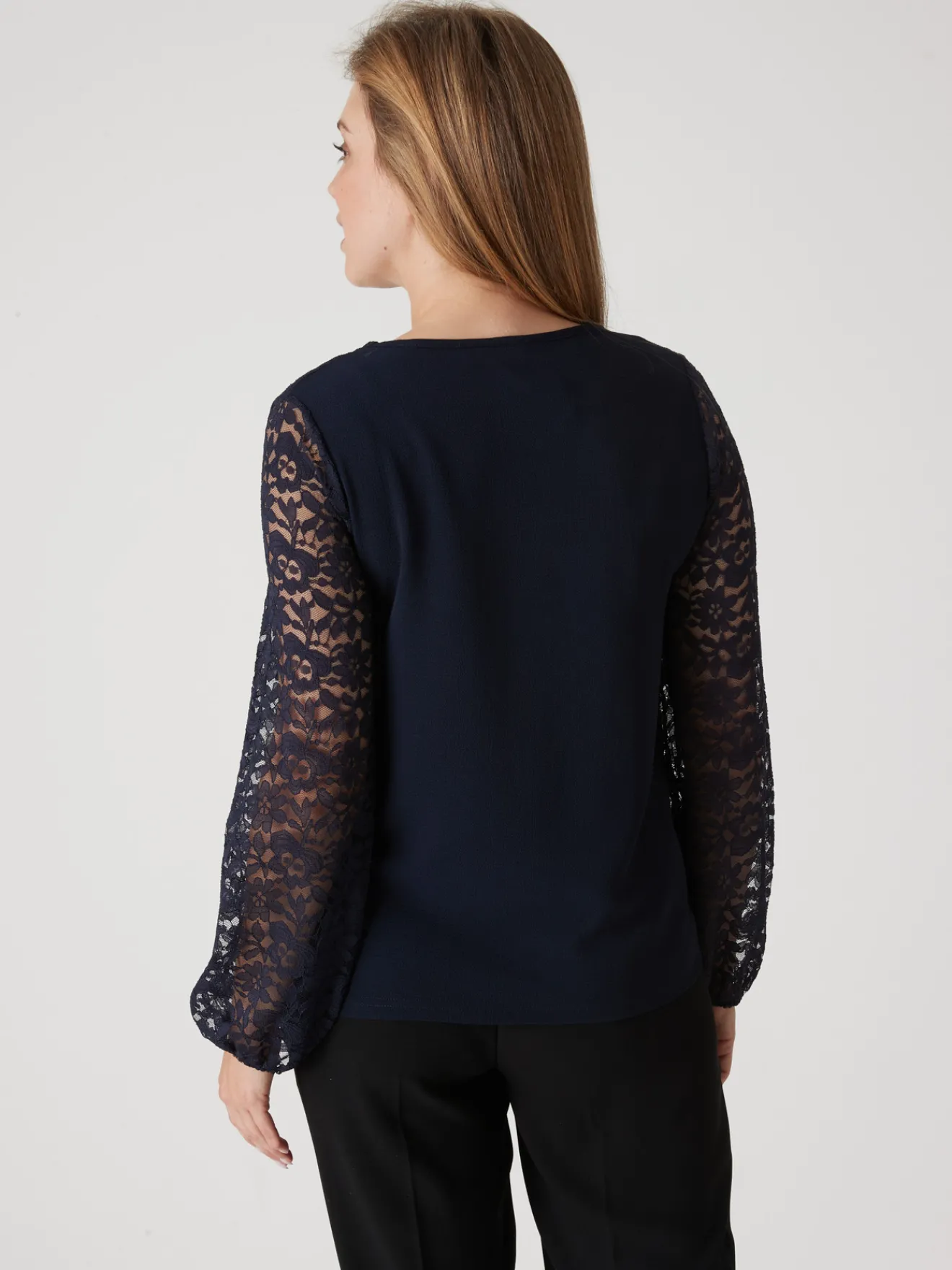 Hot Tee-shirt avec dentelle Femme T-Shirt