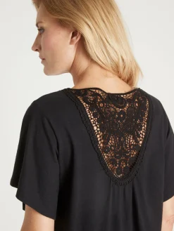 New Tee-shirt avec dentelle au dos Femme T-Shirt