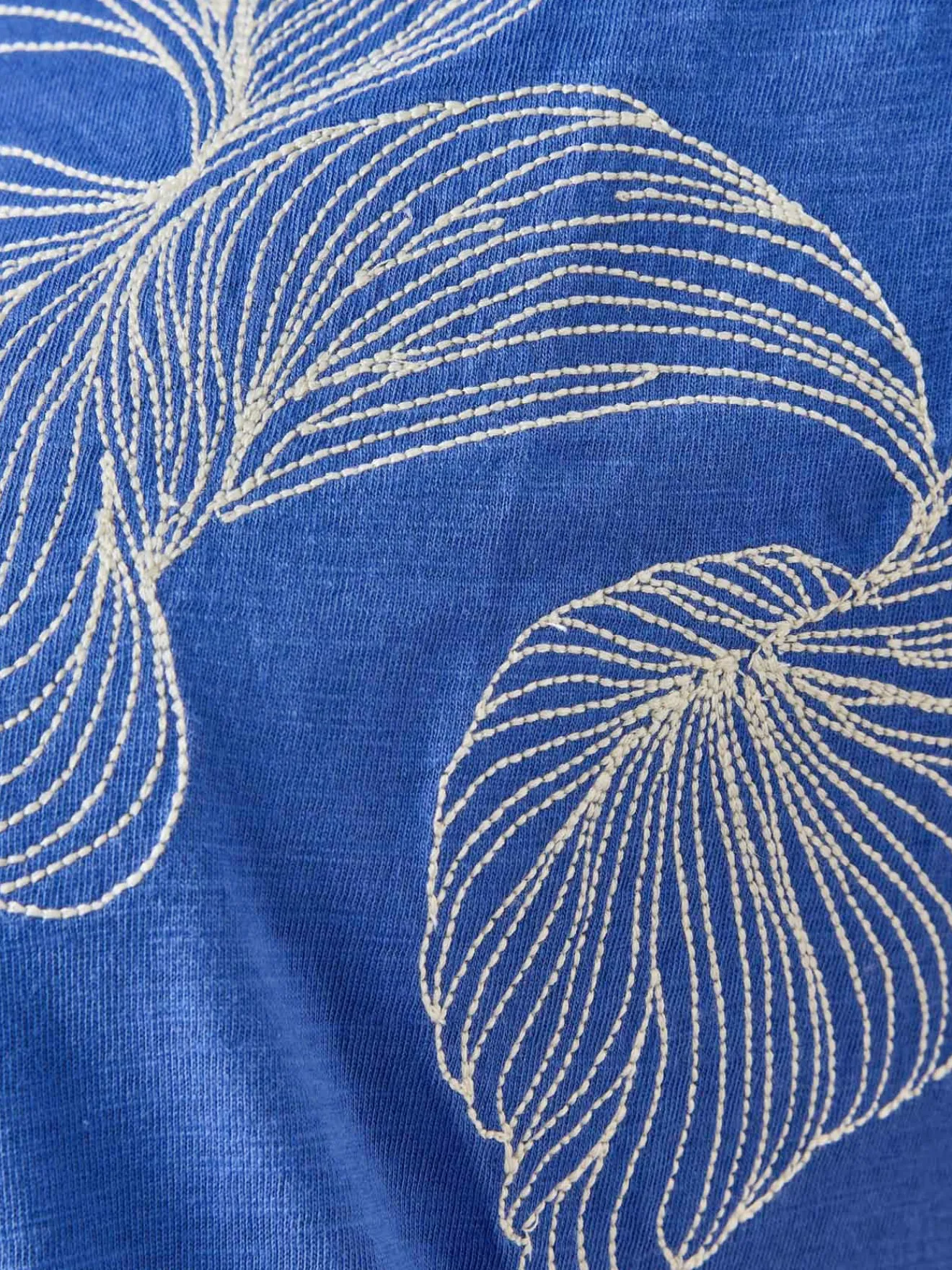 Discount Tee-shirt brodé encolure tunisienne Femme T-Shirt