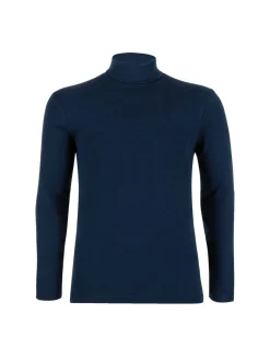 Hot Tee-shirt col roulé pur coton Homme Maillot De Corps