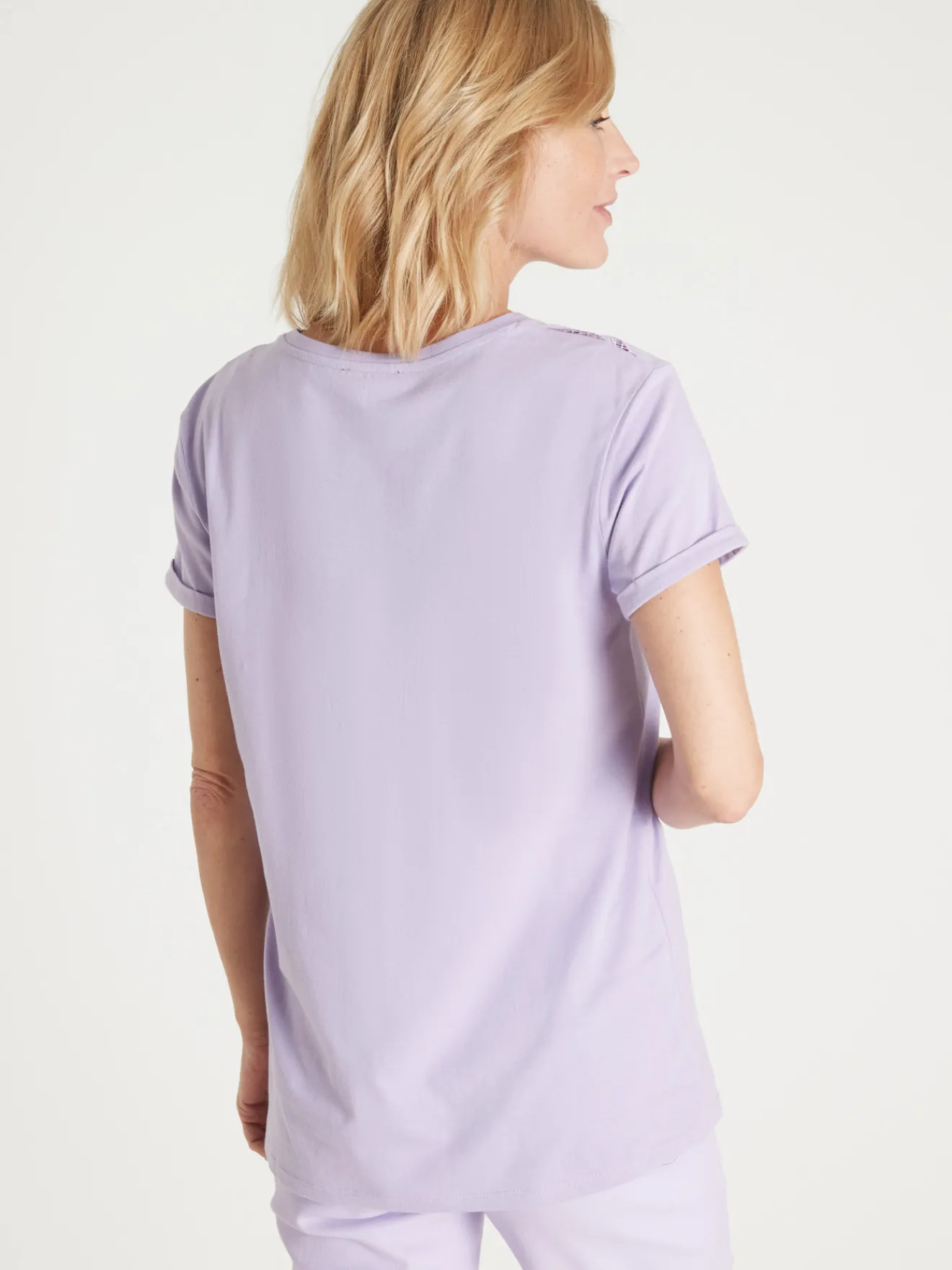 Discount Tee-shirt coton à broderies ajourées Femme T-Shirt