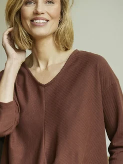 Online Tee-shirt côtes plates Femme T-Shirt