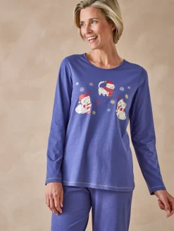 Clearance Tee-shirt de pyjama en jersey pur coton Pyjama