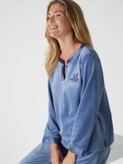 Best Tee-shirt de pyjama maille velours Pyjama