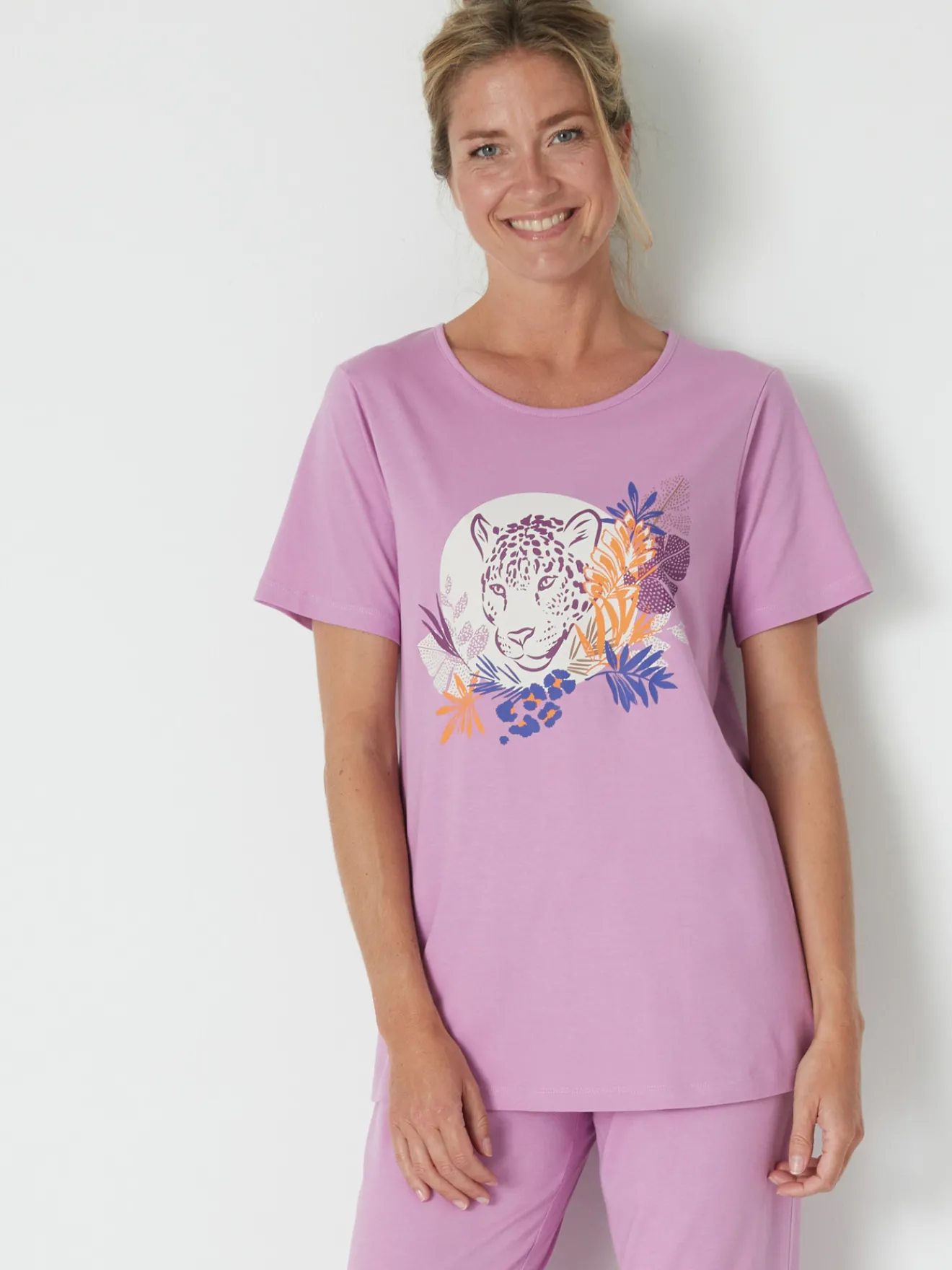 Clearance Tee-shirt de pyjama manches courtes Pyjama