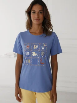 Hot Tee-shirt de pyjama pur coton Pyjama