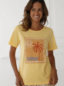 Outlet Tee-shirt de pyjama pur coton Pyjama