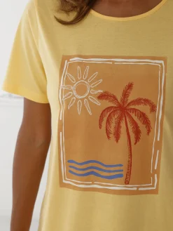 Outlet Tee-shirt de pyjama pur coton Pyjama