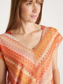 Best Tee-shirt effet dentelle Femme T-Shirt