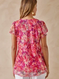 New Tee-shirt en dentelle Femme T-Shirt