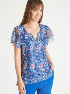 Tee-shirt en maille dentelle Femme T-Shirt