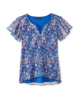 Tee-shirt en maille dentelle Femme T-Shirt